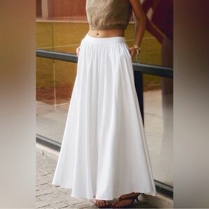 COMMENSE white maxi skirt